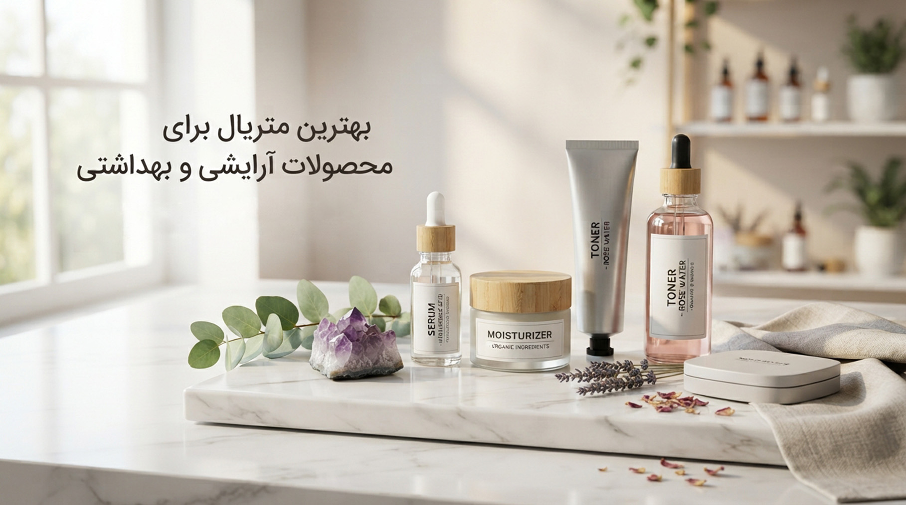 بهترین متریال برای محصولات آرایشی و بهداشتی