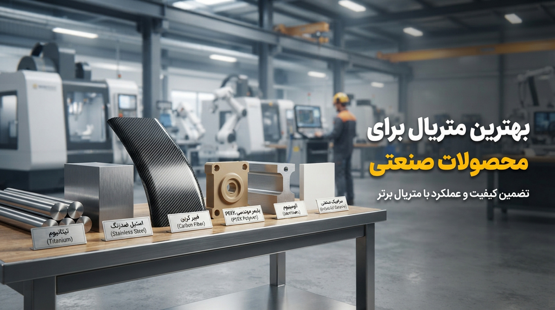 بهترین متریال برای محصولات صنعتی