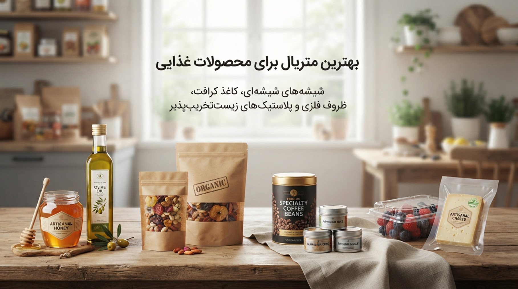 بهترین متریال برای محصولات غذایی